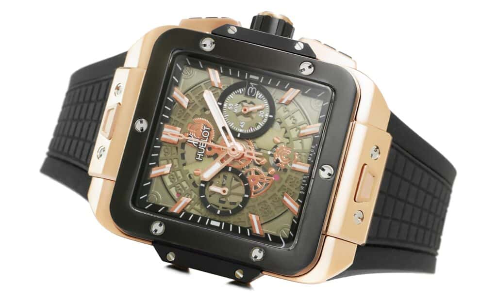 Hublot - Square - Unico - Gold Ceramic - hb050268 Replica