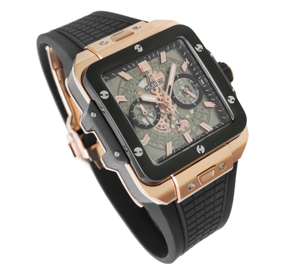 Hublot - Square - Unico - Gold Ceramic - hb050268 Replica