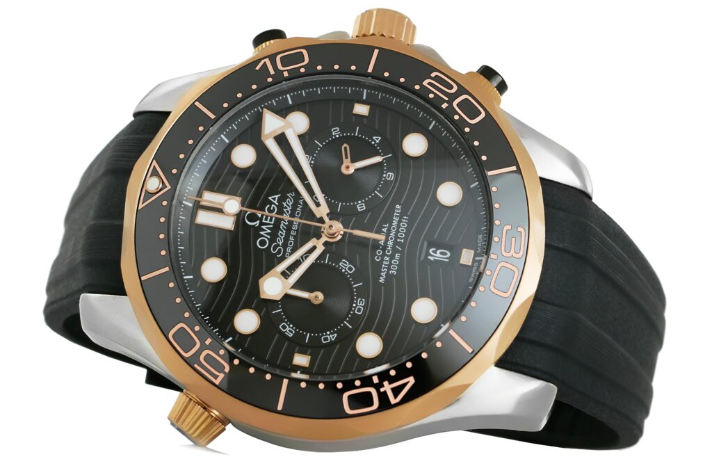 Omega - Seamaster - Diver - 300m - Chrono - Rose-Gold - 21022445101001 Replica