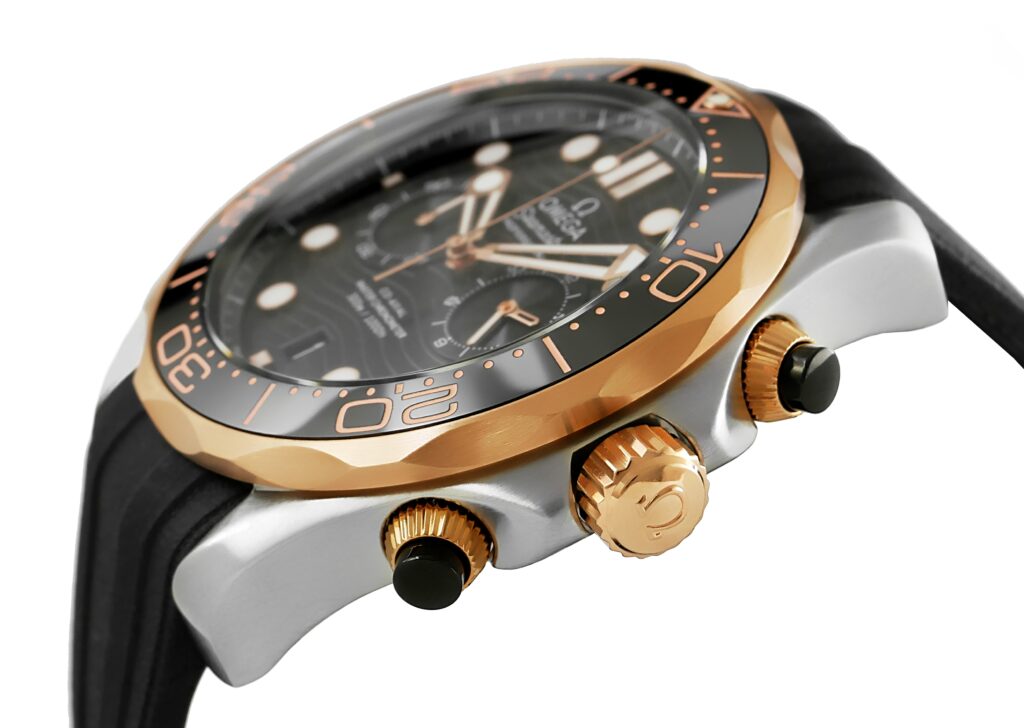 Omega - Seamaster - Diver - 300m - Chrono - Rose-Gold - 21022445101001 Replica