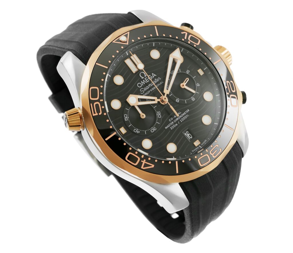 Omega - Seamaster - Diver - 300m - Chrono - Rose-Gold - 21022445101001 Replica