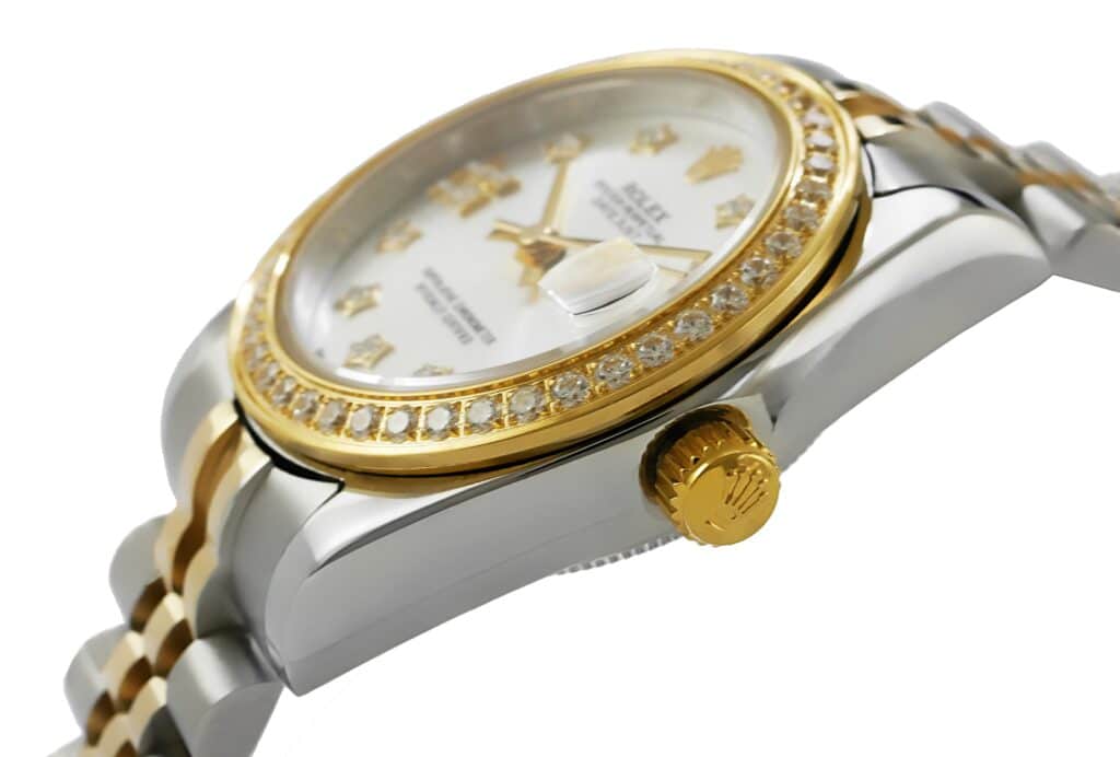 Rolex - Datejust- lady 31mm vintage two-tone-gold diamond bezel Replica