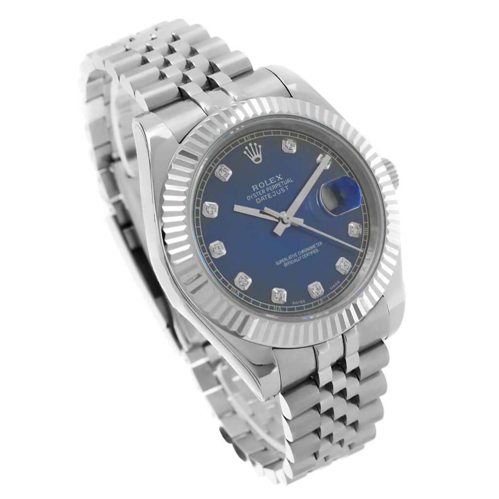 Rolex - Datejust - 41mm - Blue Diamonds - 126334-0016 Replica