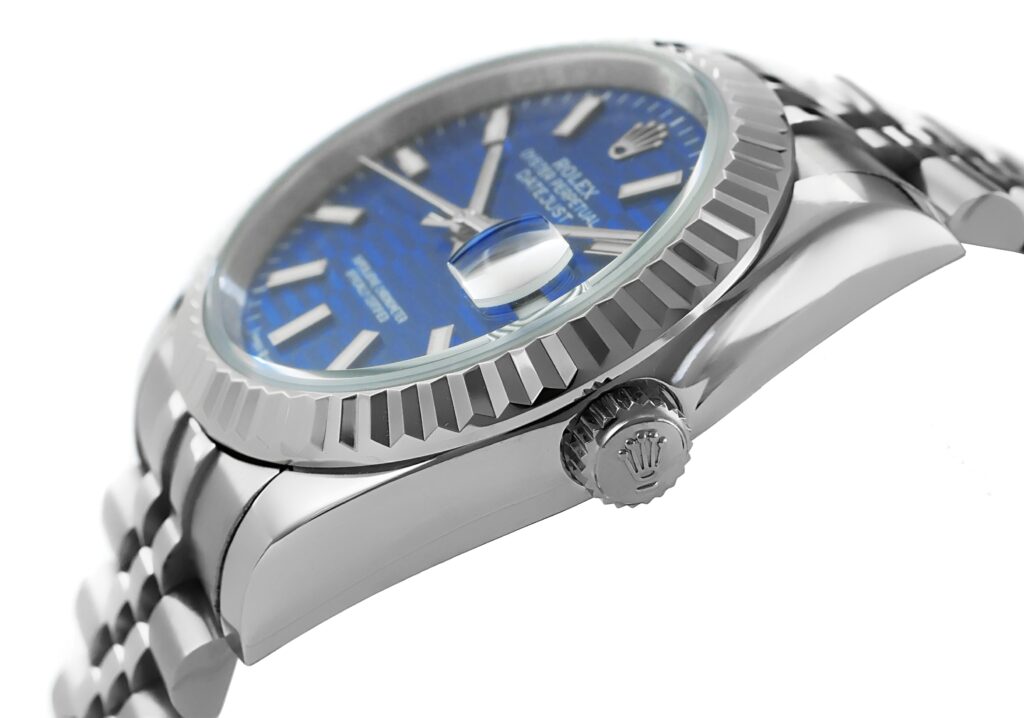 Rolex - Datejust - 36mm Jubilee Fluted Motif Dial Blue - 126234 Replica