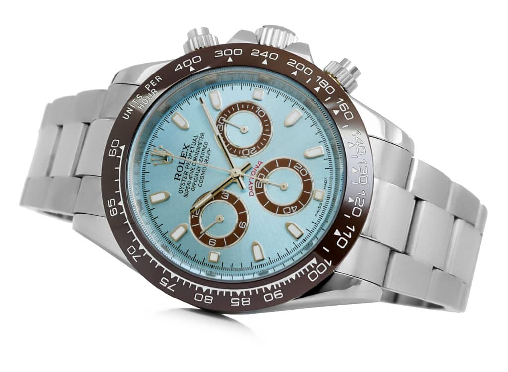 Rolex - Daytona - Gold Platin Ice Blue - 116506-0001 Replica