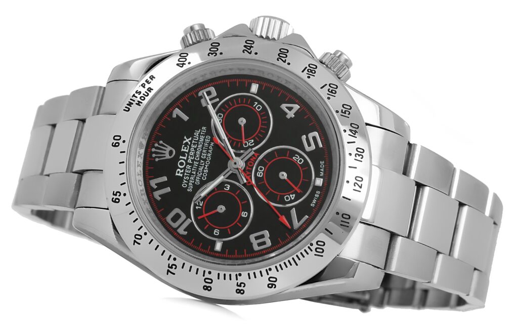 Rolex - Daytona - White-Gold Black Arabic - 116520 Replica