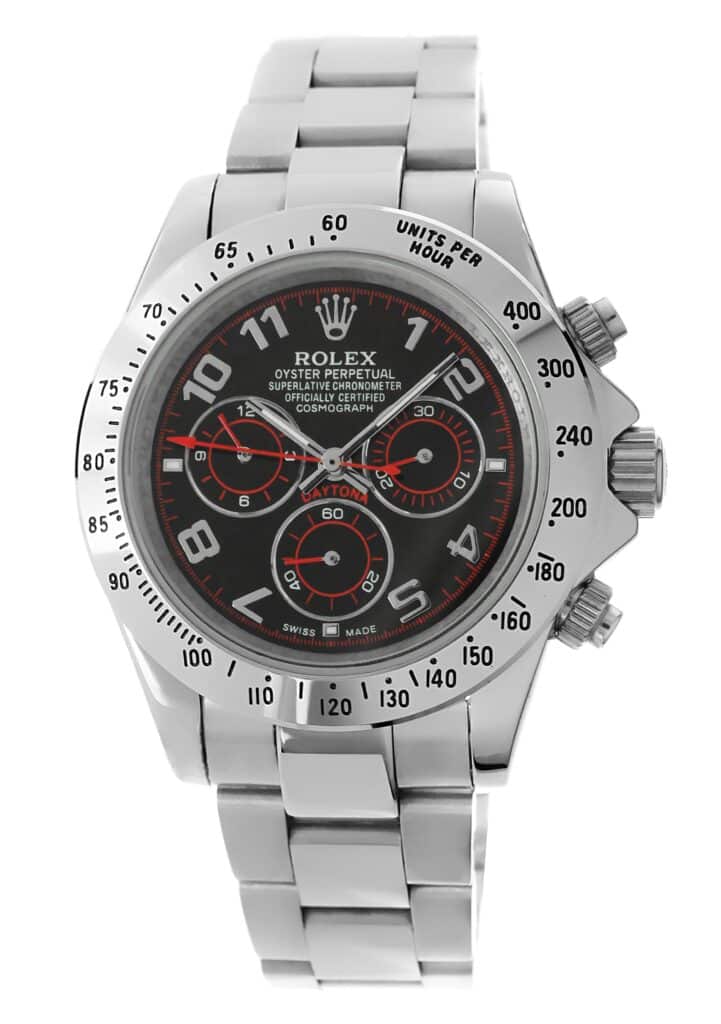 Rolex - Daytona - White-Gold Black Arabic - 116520 Replica