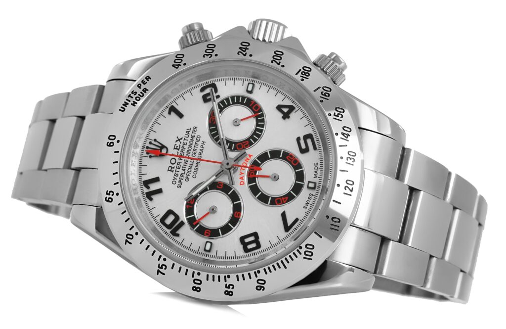 Rolex - Daytona - White-Gold White Arabic - 116509 Replica