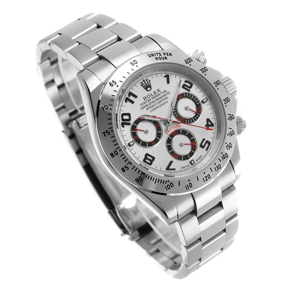 Rolex - Daytona - White-Gold White Arabic - 116509 Replica