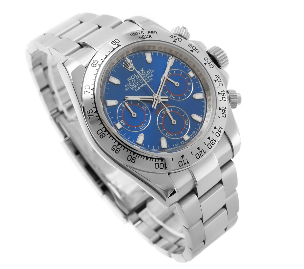 Rolex - Daytona - White-Gold Blue - 116509-0071 Replica