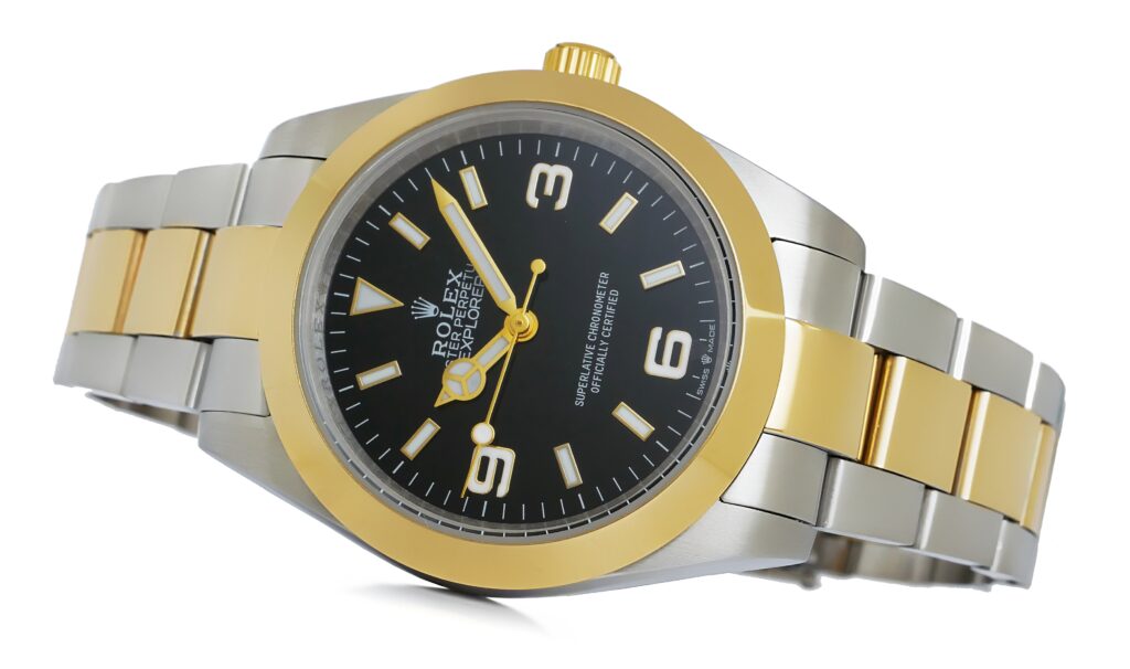 Rolex - Explorer 1 - 36mm - Two-Tone Gold - 124273 Replica