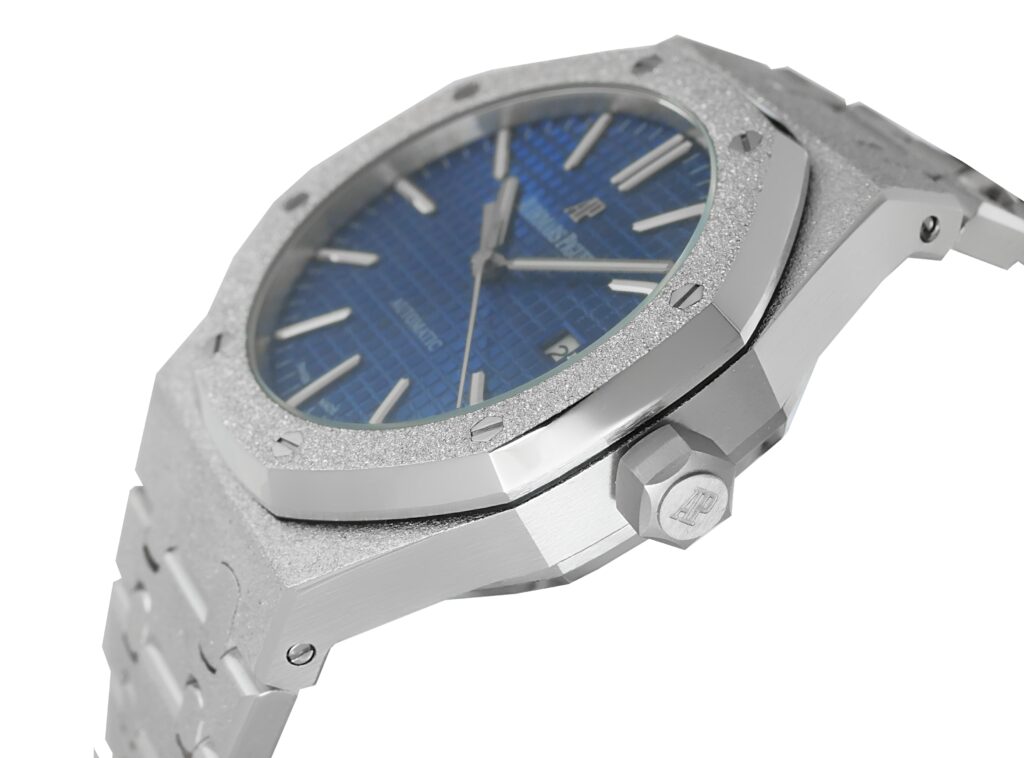 Audemars Piguet - Royal Oak - 41mm - Frosted Blue - 15410bcgg1224bc01 Replica