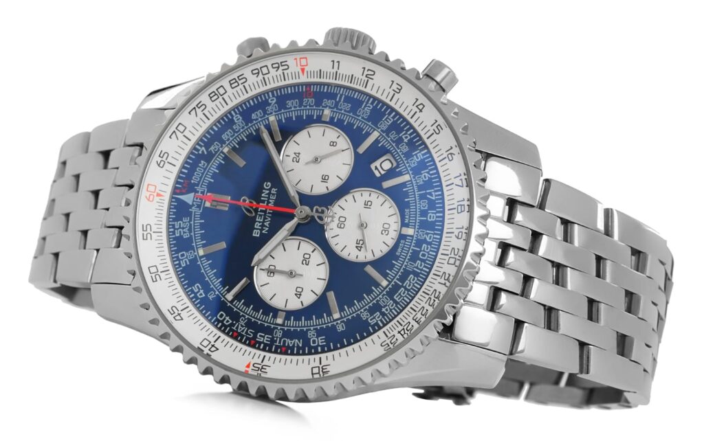 Breitling - Navitimer Chrono - Allsteel - Blue - ab0127211c1a1 Replica