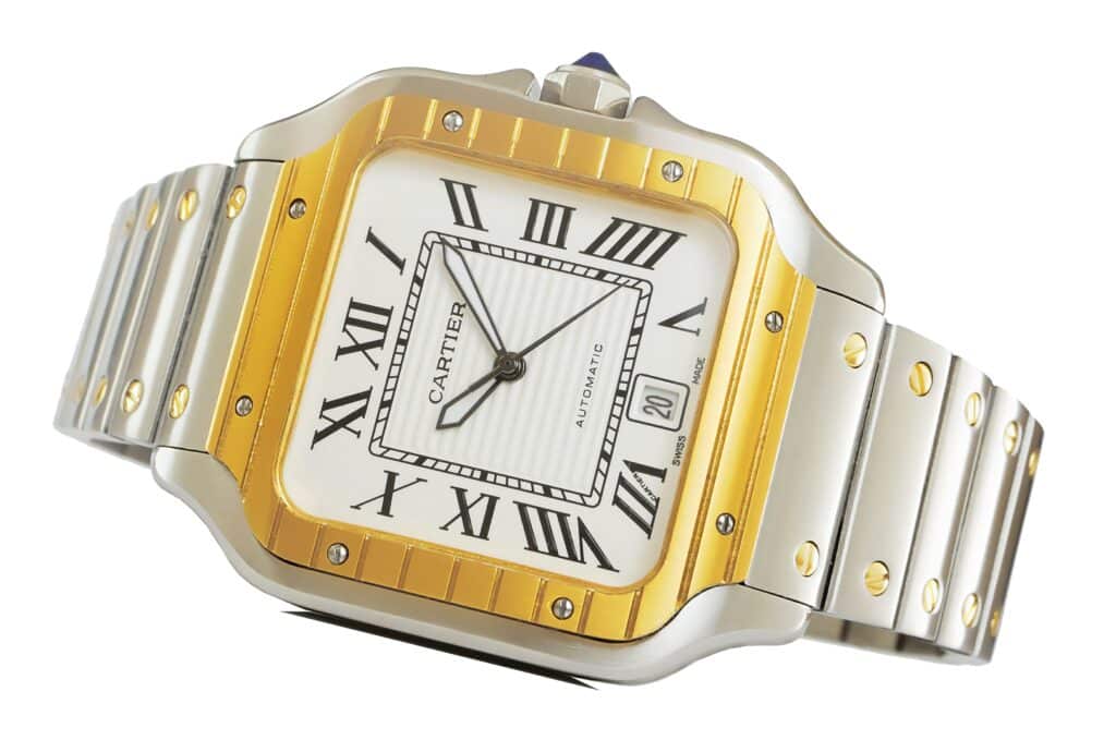 Cartier - Santos - tt - Gold - White - w2sa0009 Replica