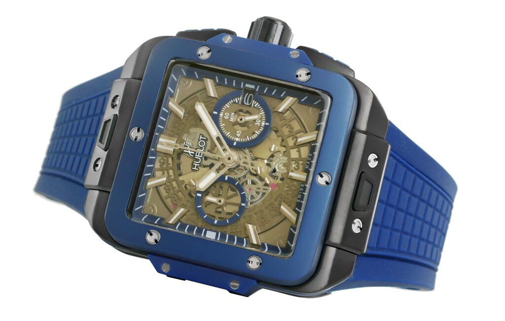 Hublot Square Bang Unico - Blue - Blue Replica