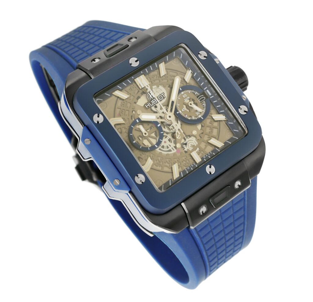 Hublot Square Bang Unico - Blue - Blue Replica