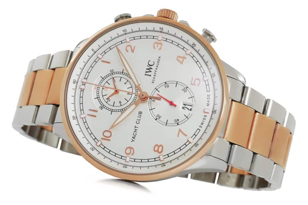 IWC - Portugieser - Yacht-Club - Chrono - tt - White - iw390703 Replica