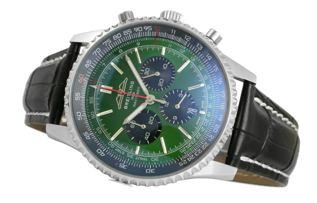 Breitling – Navitimer – B01 Chronograph – 46mm - Black Green - ab0137241l1p1 Replica