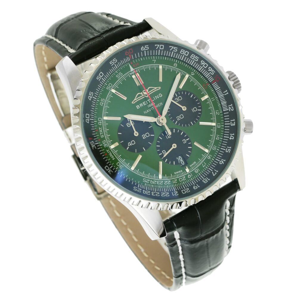 Breitling – Navitimer – B01 Chronograph – 46mm - Black Green - ab0137241l1p1 Replica