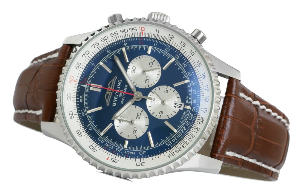 Breitling – Navitimer – B01 Chronograph – 46mm - Brown Blue - ab0137211c1p1 Replica