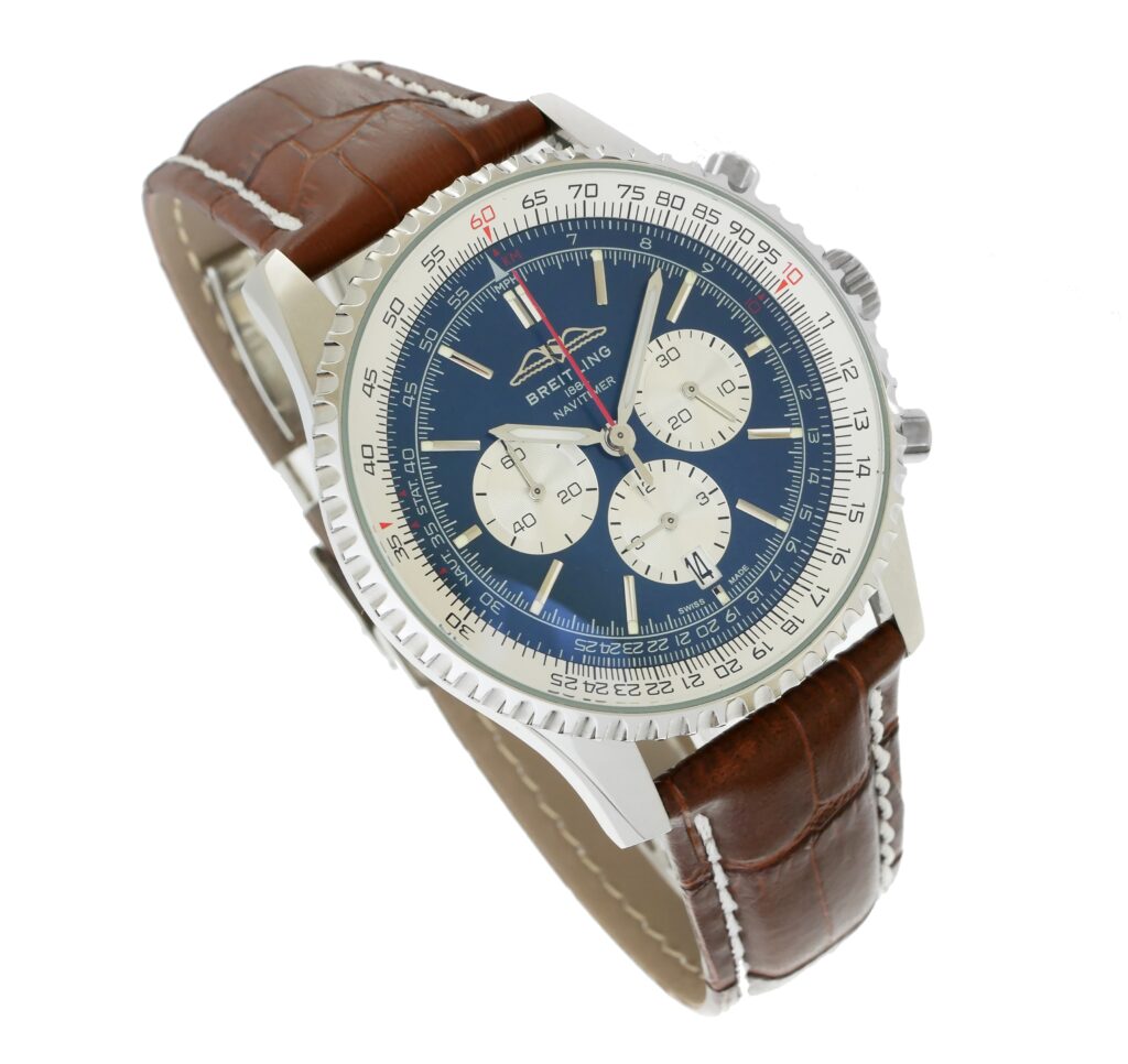 Breitling – Navitimer – B01 Chronograph – 46mm - Brown Blue - ab0137211c1p1 Replica