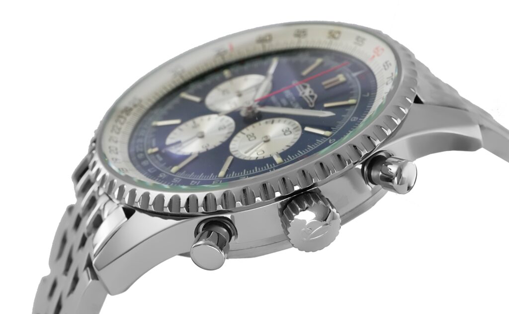 Breitling - Navitimer - B01 Chronograph - 46mm -Steel Blue - ab0137211c1a1 Replica