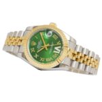 rolex-datejust-31-tt-green-roman-diamond-278273-0016-06