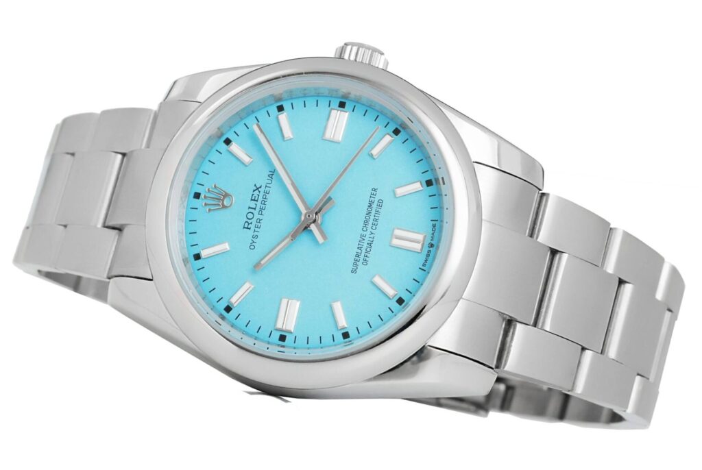 Rolex - Oyster Perpetual - 41mm - Tiffany Blue - 124300 Replica