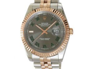 Rolex - Datejust - 41mm - Rose Gold and Steel - Grey Wimbledon - 126331-0015 Replica