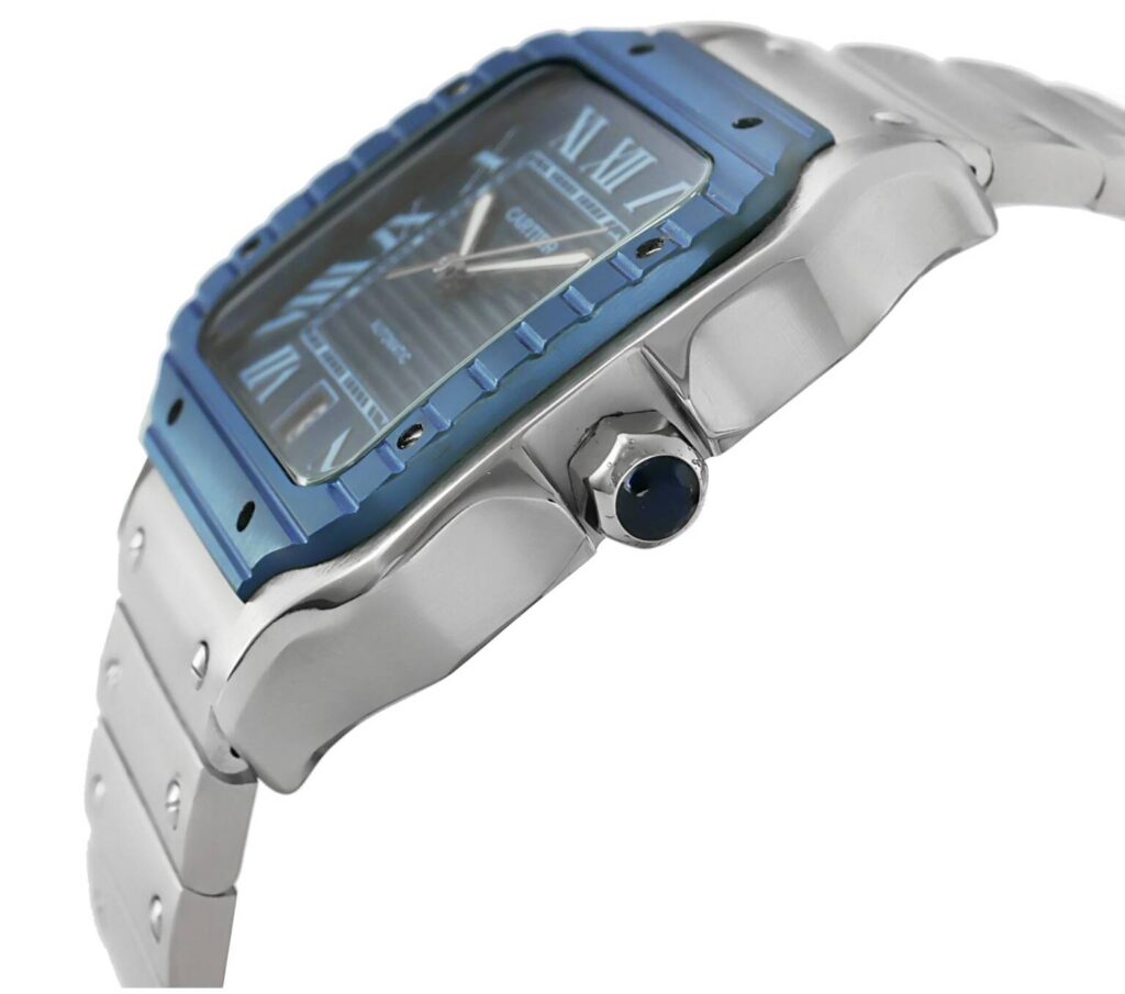 Cartier - Santos De Cartier - Steel - Blue - wssa0048 Replica