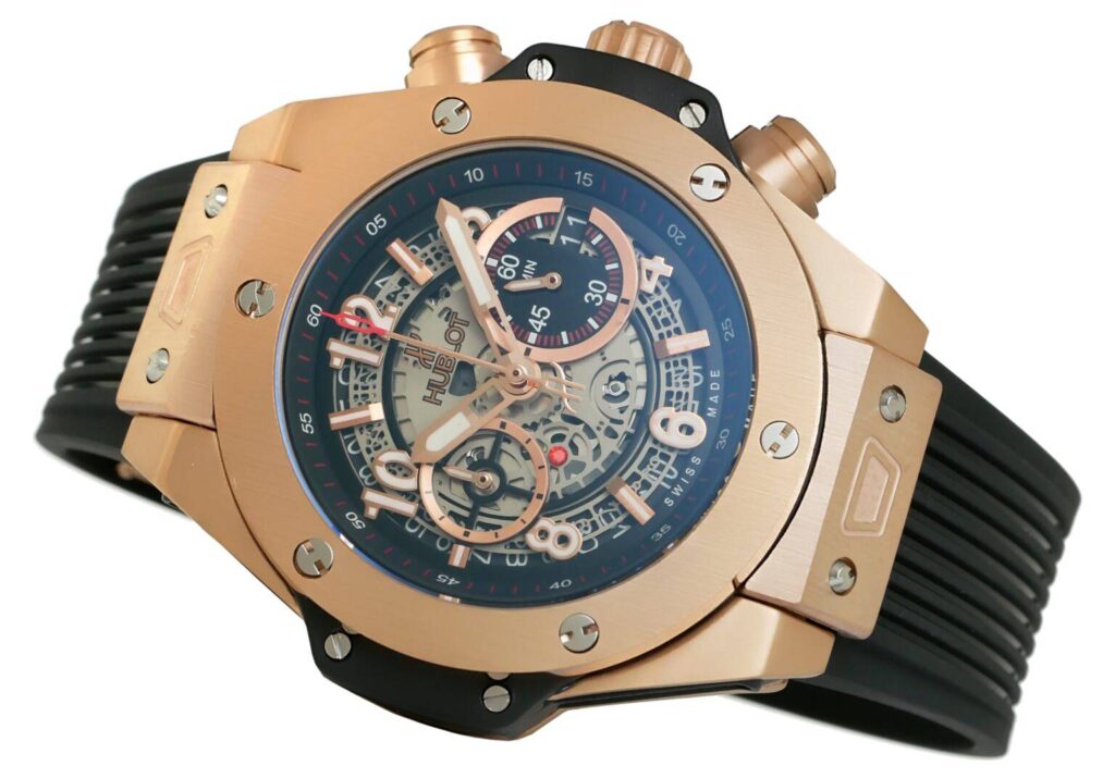 hublot big bang unic king gold rubber 441 1 Hublot - Big Bang - 42mm - unico king gold - rubber - 441.ox.1181.rx