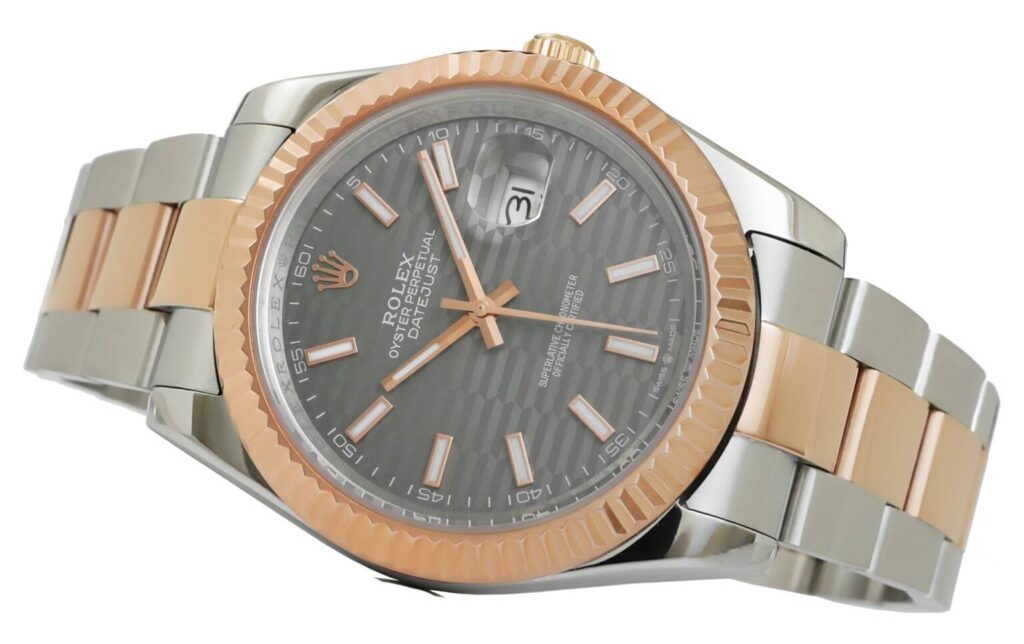 Rolex - Datejust - 41mm - Twotone - Rosegold - Slate - 126331-0019 Replica