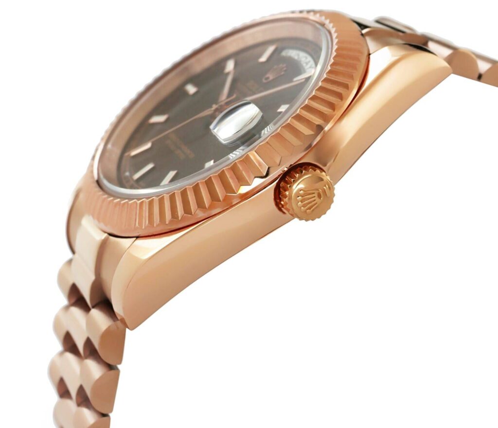 Rolex - Daydate - 40mm - Rosegold - Brown - 228235-0053 Replica