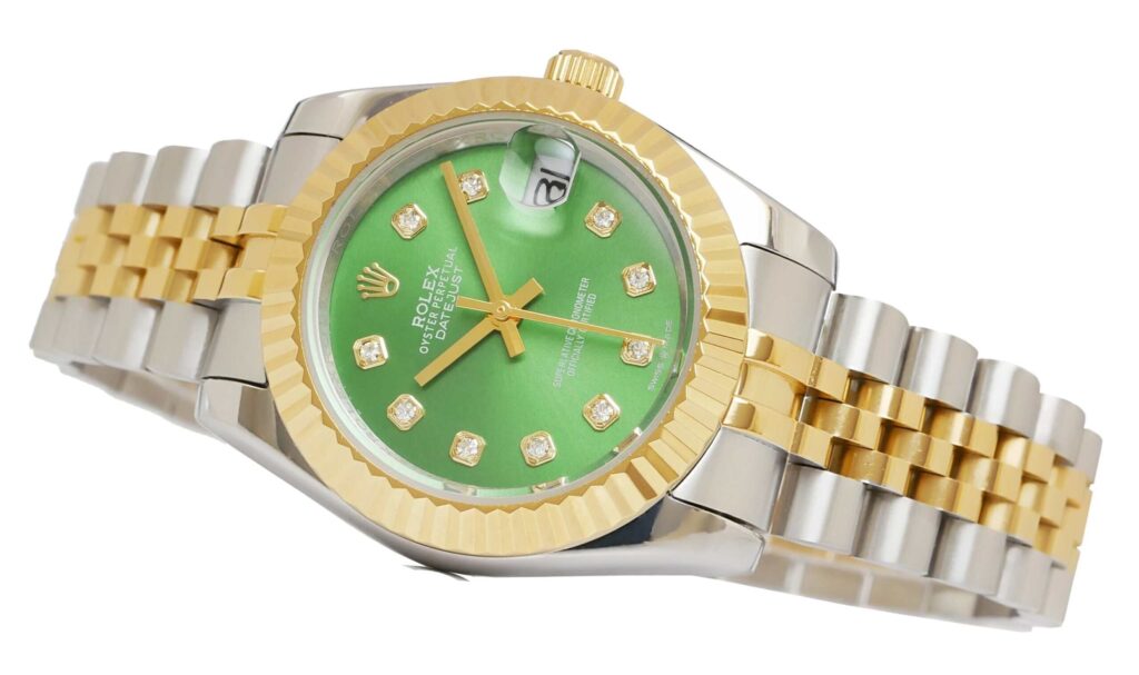 Rolex - Datejust - 31mm - Twotone - Green - Diamonds - 278273-0016 Replica