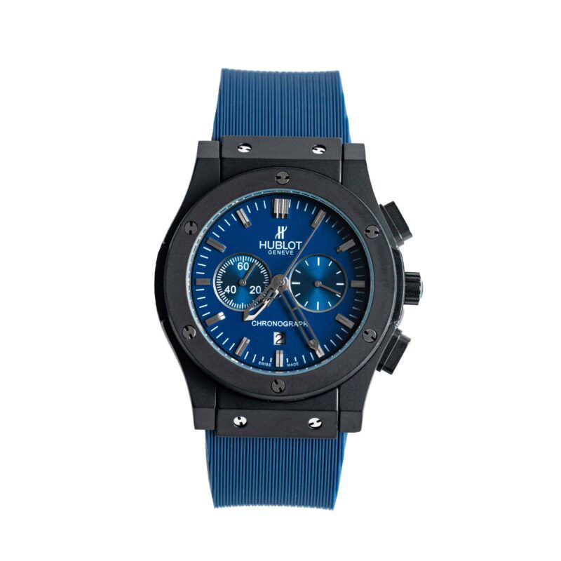 hublot classic fusion ceramic blue chronograph 541cm7170rx 01 scaled Hublot - Classic Fusion 42mm Ceramic Blue Chronograph - 541.CM.7170.RX - Blue