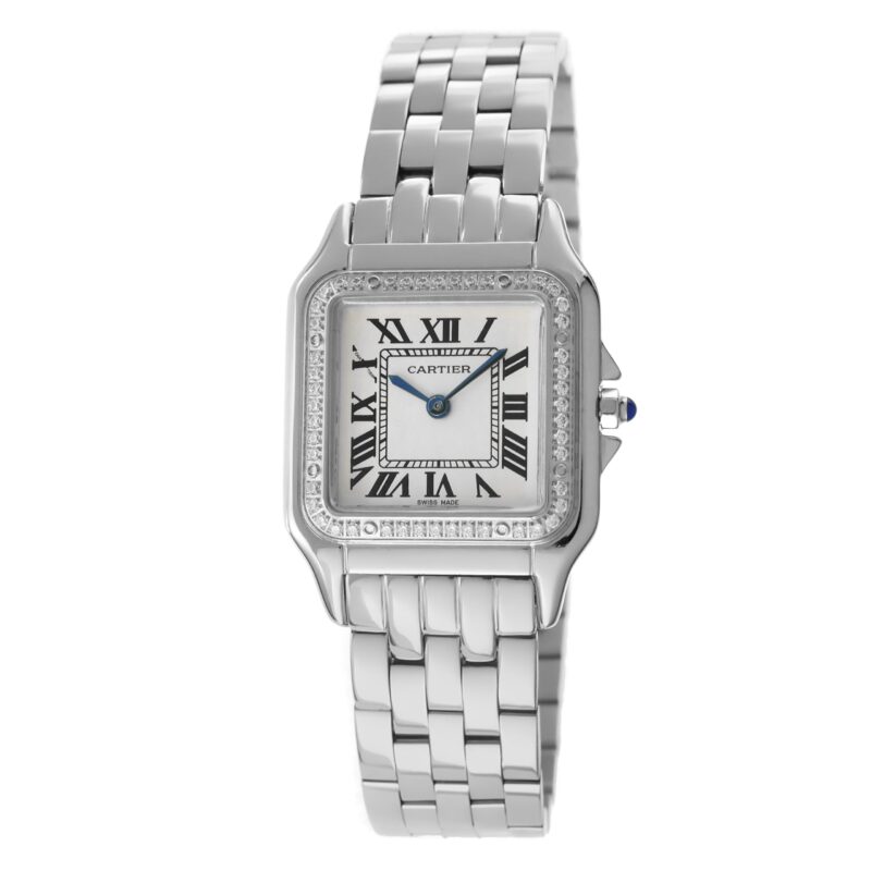 cartier panthere steel diamondset w4pn0008 03 scaled Cartier - Panthère - W4PN0008 - Steel Diamond Set