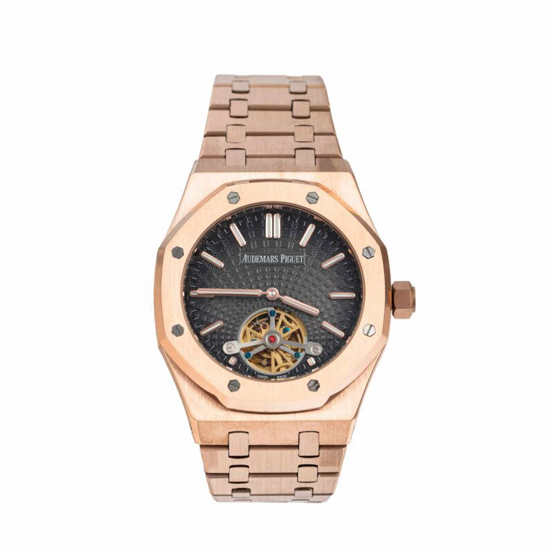 audemars piguet royal oak flying tourbillon rosegold grey 26530or oo 1220or 011 02 scaled Audemars Piguet - Royal Oak Flying Tourbillon - Rose Gold Grey - 26530OR.OO.1220OR.01