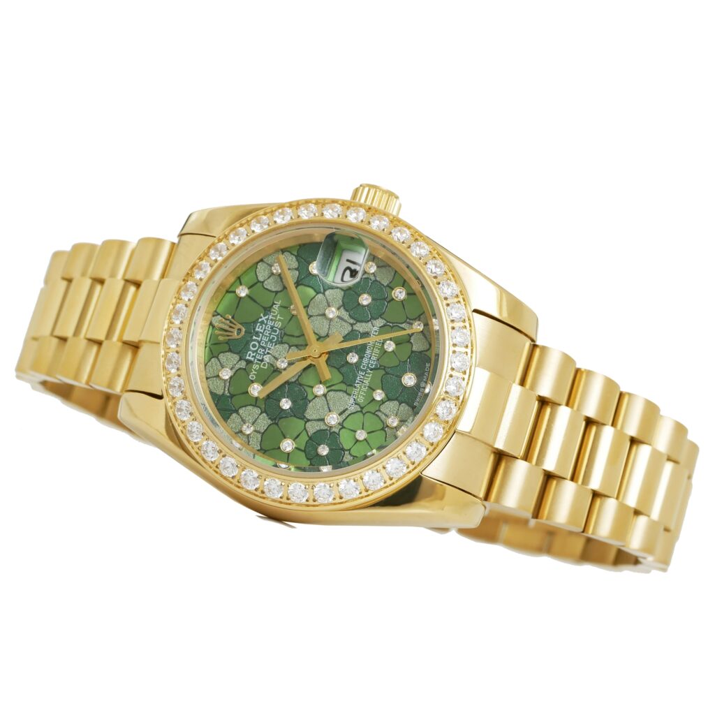 Rolex Datejust 31 Gold Floral Green 278288RBR Replica