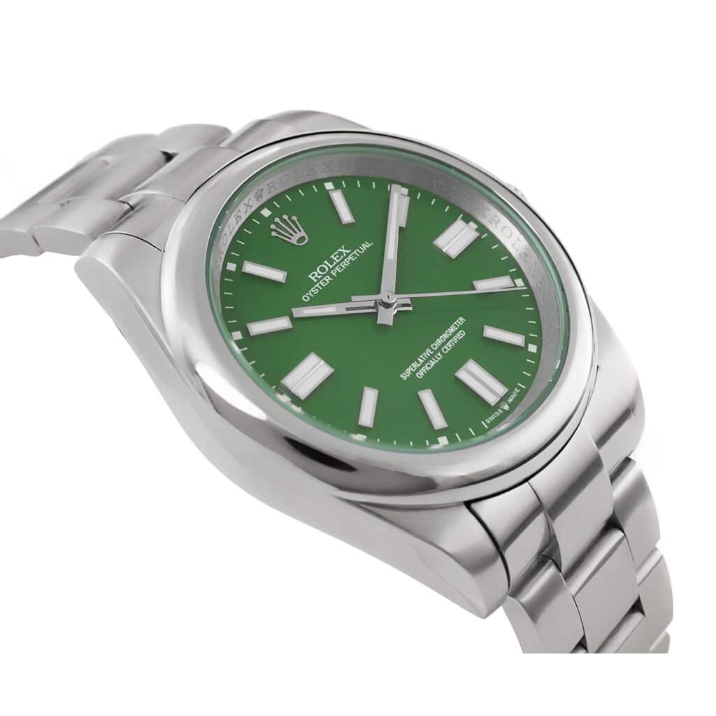 rolex oyster perpetual 41green 124300 0005 04 Rolex - Oyster Perpetual 41 - Green - 124300-0005