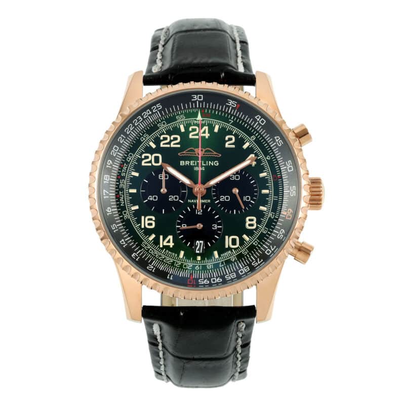 breitling-navitimer-b12-rg-chrono-cosmonaute-green- rb12302a1l1p1