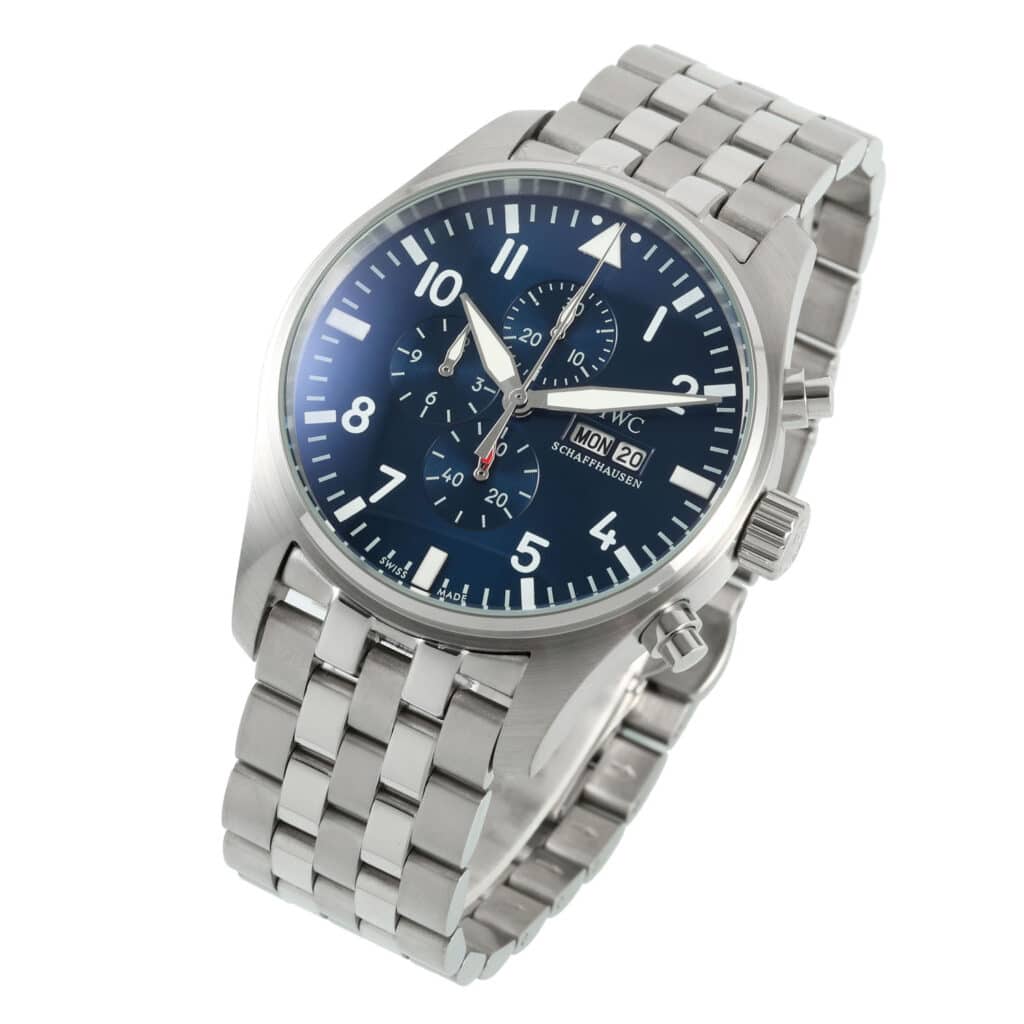 IWC Pilot Watch Chronograph 43mm - Steel Blue - IW378004 Replica