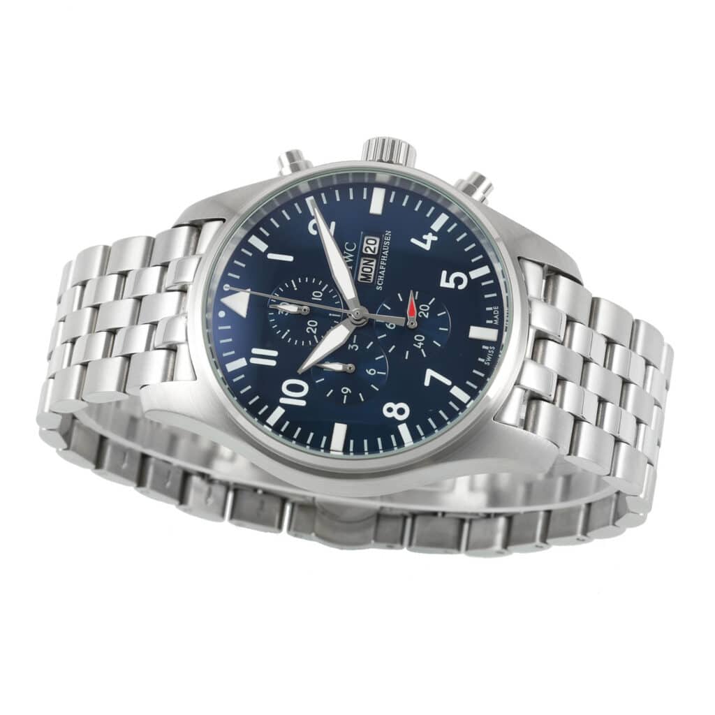 IWC Pilot Watch Chronograph 43mm - Steel Blue - IW378004 Replica