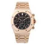 Audemars-Piguet-Royal-Oak-Chrono-41mm-Rosegold-Black-26320or-oo-1220or-01 Replica