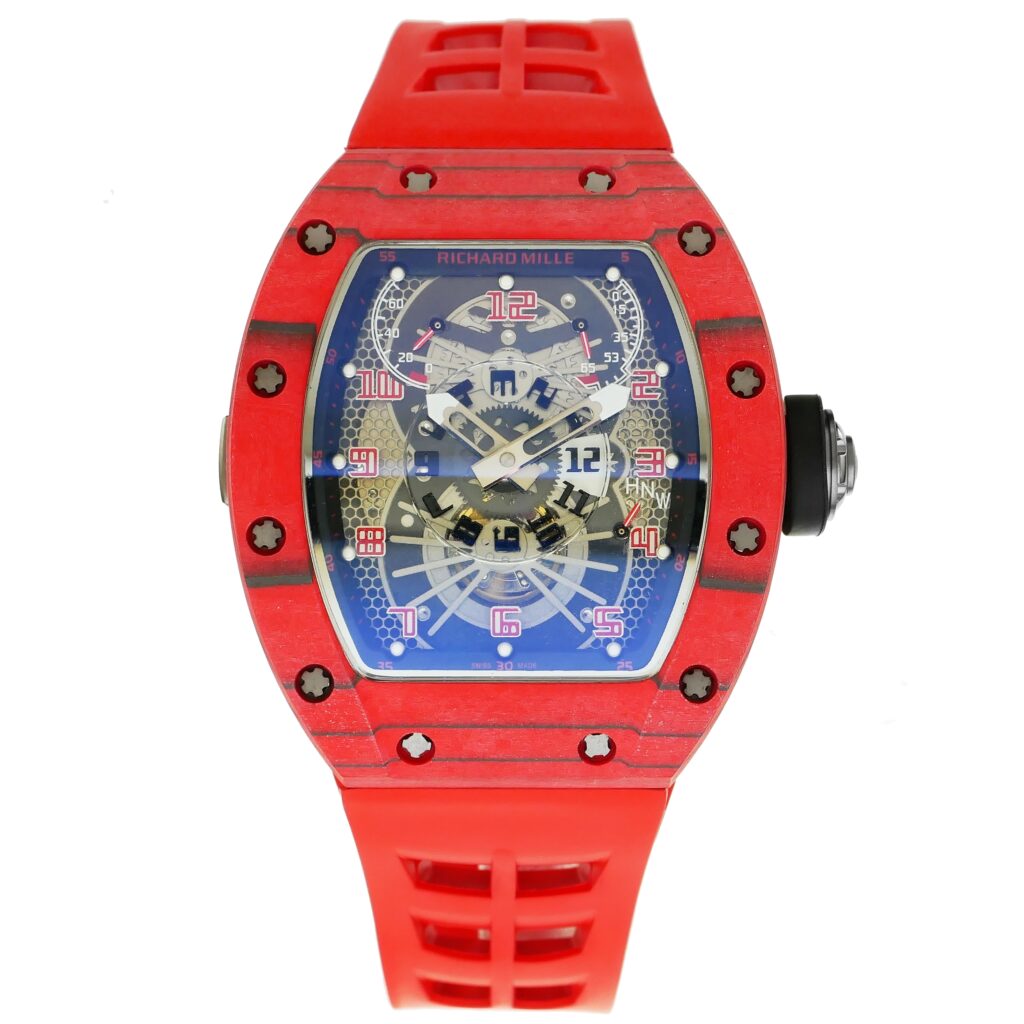 Richard-Mille-rm022-50mmx42mmx16mm-Red-Forged-Carbon