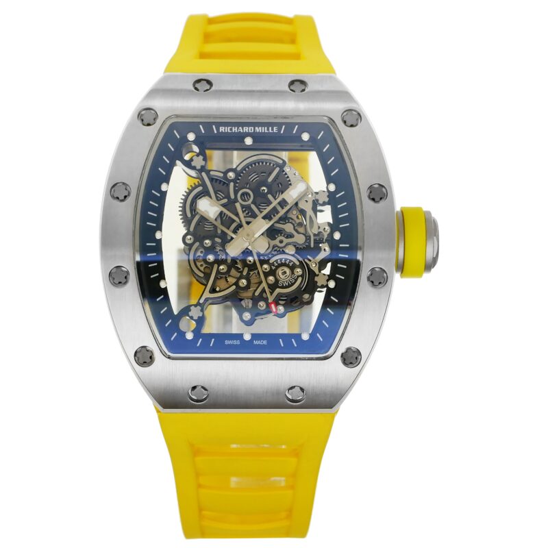 Richard-Mille-rm055-50mmx42mmx-16mm-Steel-Yellow-Rubber