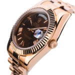 Rolex-Daydate-40-Everose-Brown-Roman-228235-0053 Replica